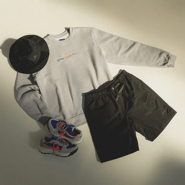 Crewnecks*Trekk by Asphaltgold Trekk Crewneck Heather Grey / Multi