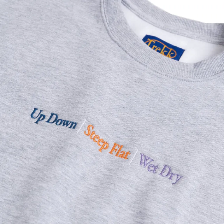 Crewnecks*Trekk by Asphaltgold Trekk Crewneck Heather Grey / Multi