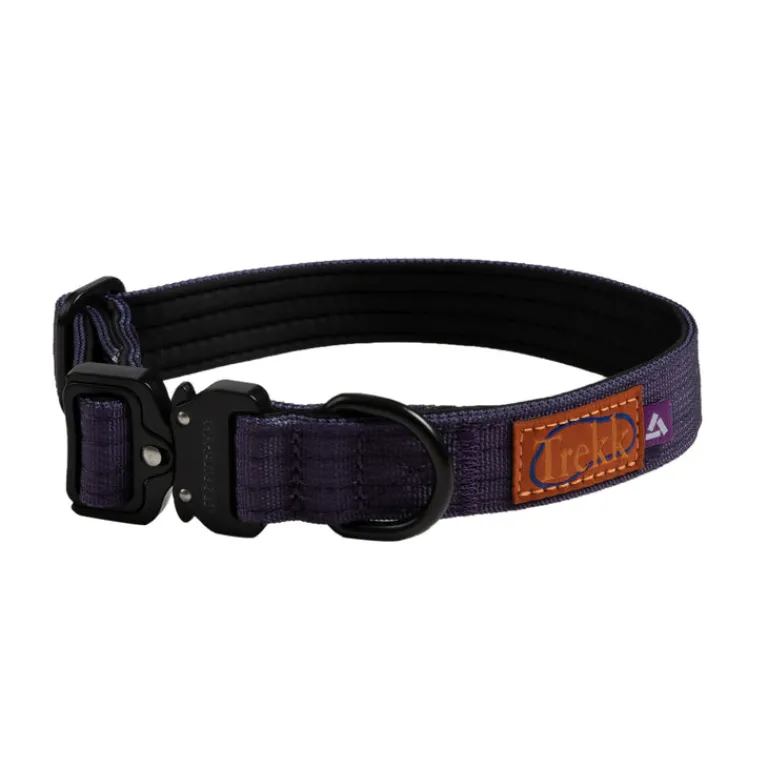 Hundezubehör*Trekk by Asphaltgold Trekk Dog Collar Midnight Purple