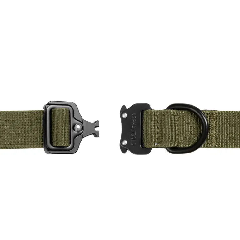 Hundezubehör*Trekk by Asphaltgold Trekk Dog Collar Olive / Black