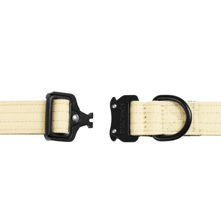 Hundezubehör*Trekk by Asphaltgold Trekk Dog Collar Creme / Black