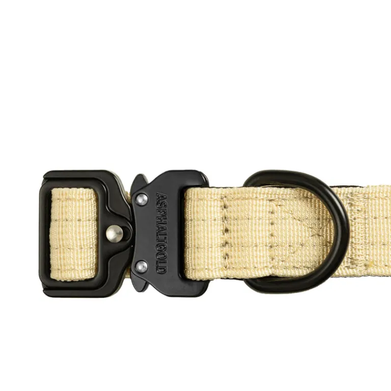 Hundezubehör*Trekk by Asphaltgold Trekk Dog Collar Creme / Black
