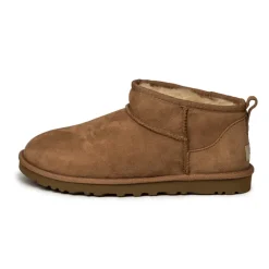 Leder Sneaker|High-Top Sneaker*Ugg Classic Ultra Mini Chestnut