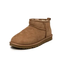 Leder Sneaker|High-Top Sneaker*Ugg Classic Ultra Mini Chestnut