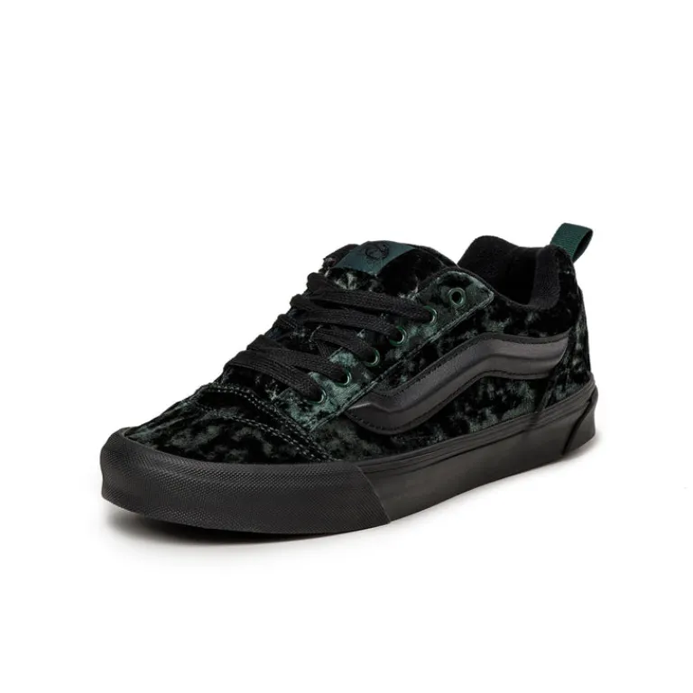 Leder Sneaker|Chunky Sneaker*Vans Knu Skool *Velvet* Black