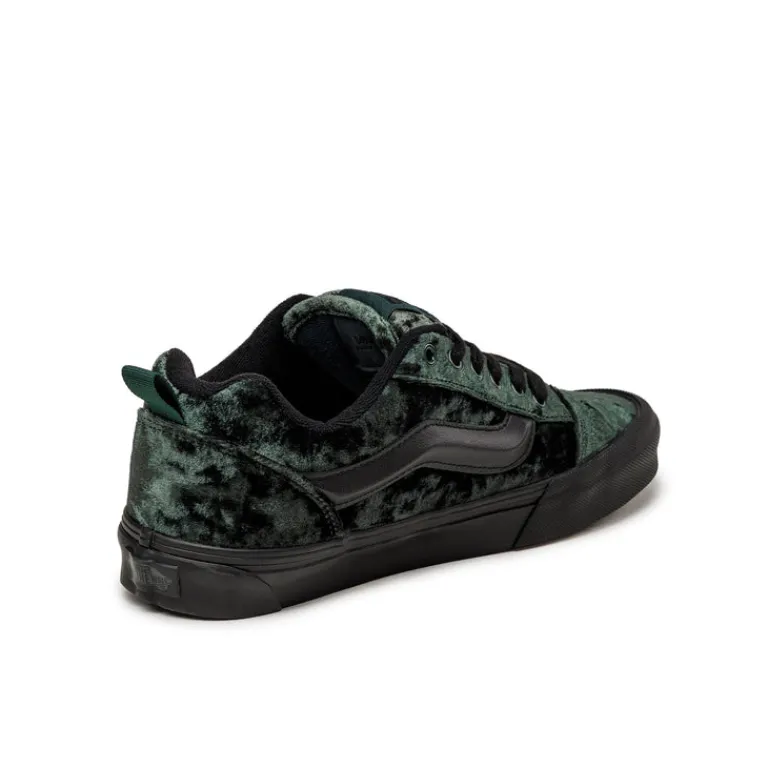 Leder Sneaker|Chunky Sneaker*Vans Knu Skool *Velvet* Black