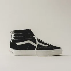 Leder Sneaker|High-Top Sneaker*Vans Premium Clash the Wall LX Black / White