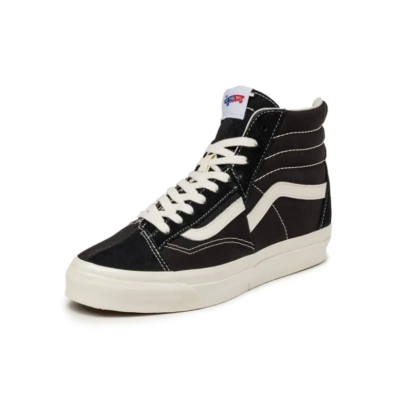 Leder Sneaker|High-Top Sneaker*Vans Premium Clash the Wall LX Black / White