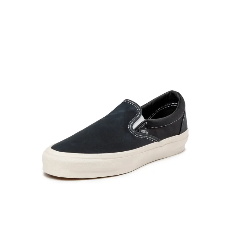 Leder Sneaker*Vans Premium Slip-On 98 LX *Satin* Jet Set Black