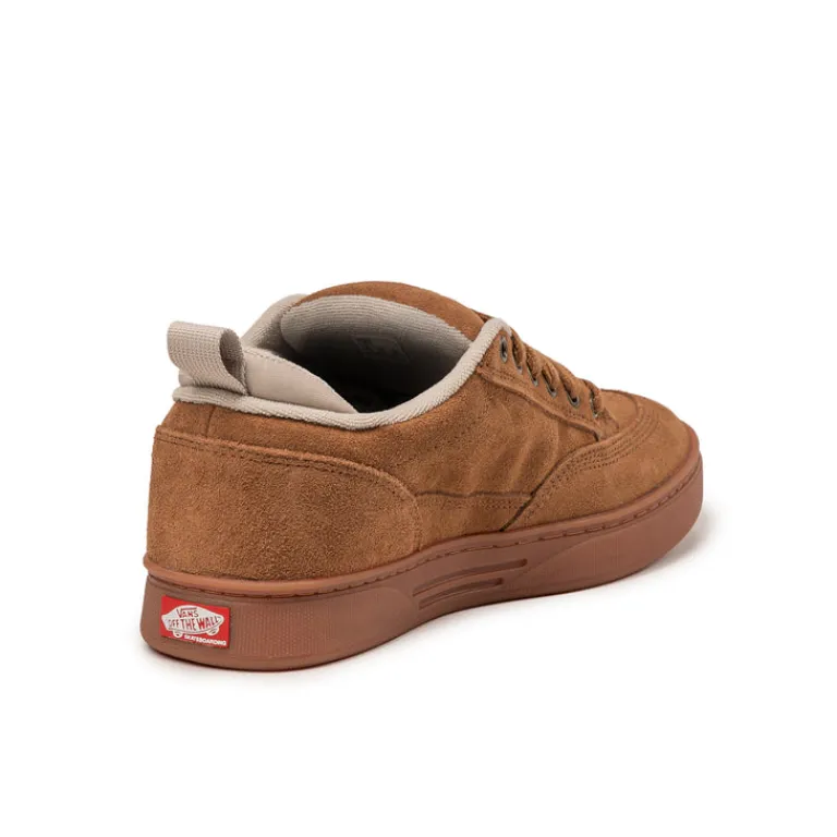 Leder Sneaker*Vans Skate Cab 4 Brown / Gum