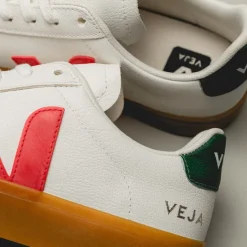 Weiße Sneaker*Veja Campo Chromefree Leather Extra White / Pekin / Poker