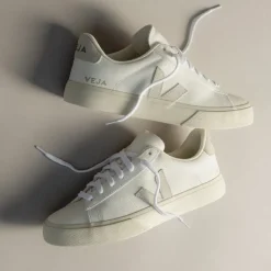 Weiße Sneaker*Veja Campo Chromefree Leather Extra White / Natural Suede