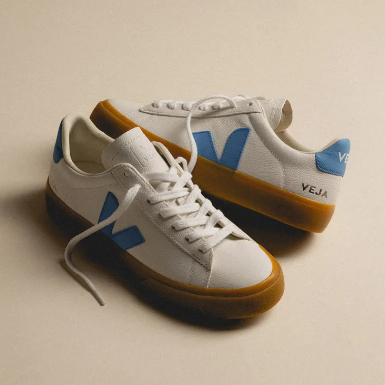 Weiße Sneaker*Veja Campo Chromefree Leather W Extra White / Aqua