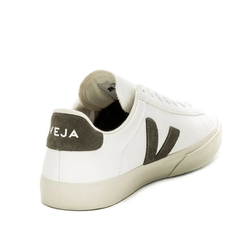 Weiße Sneaker*Veja Campo Chromefree Leather Extra White / Kaki