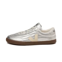 Terrace Casual Sneaker*Veja Panenka W *O.T. Leather* Silver / Pierre / Bark