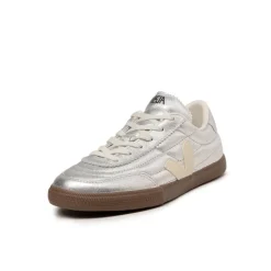 Terrace Casual Sneaker*Veja Panenka W *O.T. Leather* Silver / Pierre / Bark