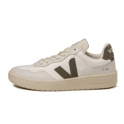 Weiße Sneaker*Veja V-90 B-Mesh White / Khaki
