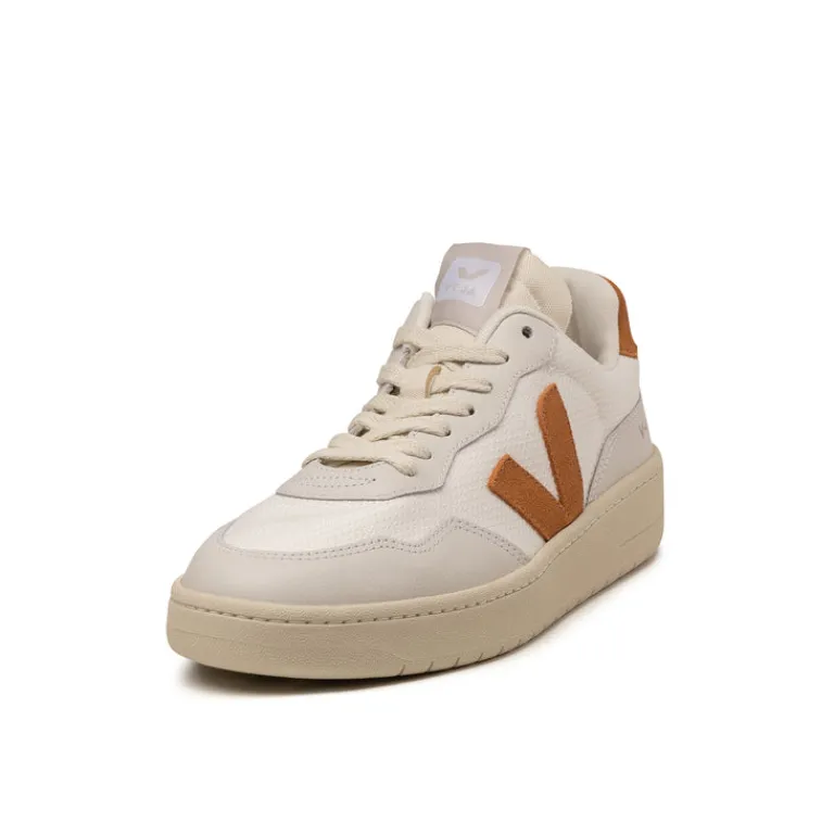 Weiße Sneaker*Veja V-90 B-Mesh White / Umber