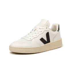 Weiße Sneaker*Veja V-10 Leather Extra White / Black
