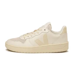 Weiße Sneaker*Veja V-10 Leather Pure / Calcaire
