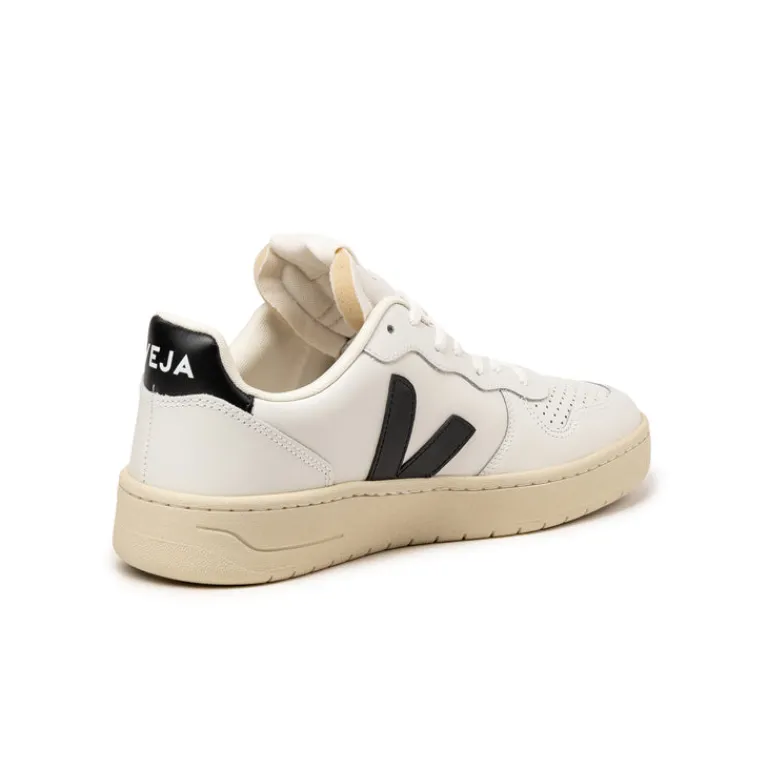 Weiße Sneaker*Veja V-10 Leather W Extra White / Black