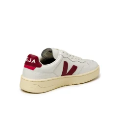 Weiße Sneaker*Veja V-90 O.T. W Extra White / Marsala
