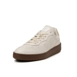 Plateau Sneaker|Weiße Sneaker*VEJA V-90 ZZ O.T. White / Pierre / Almond