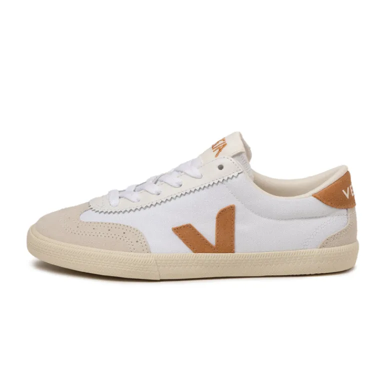 Weiße Sneaker*Veja Volley W *Canvas* White / Umber