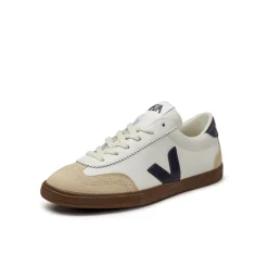 Weiße Sneaker*Veja Volley W *O.T. Leather* White / Nautico / Bark