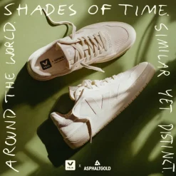 Weiße Sneaker*Veja x Asphaltgold V-90 Shades of Time