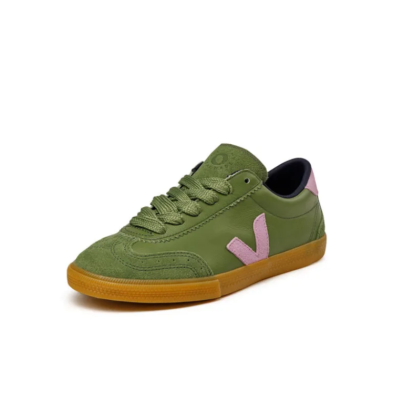 Leder Sneaker*Veja x Make My Lemonade Volley O.T. W Kiwi / Orchid