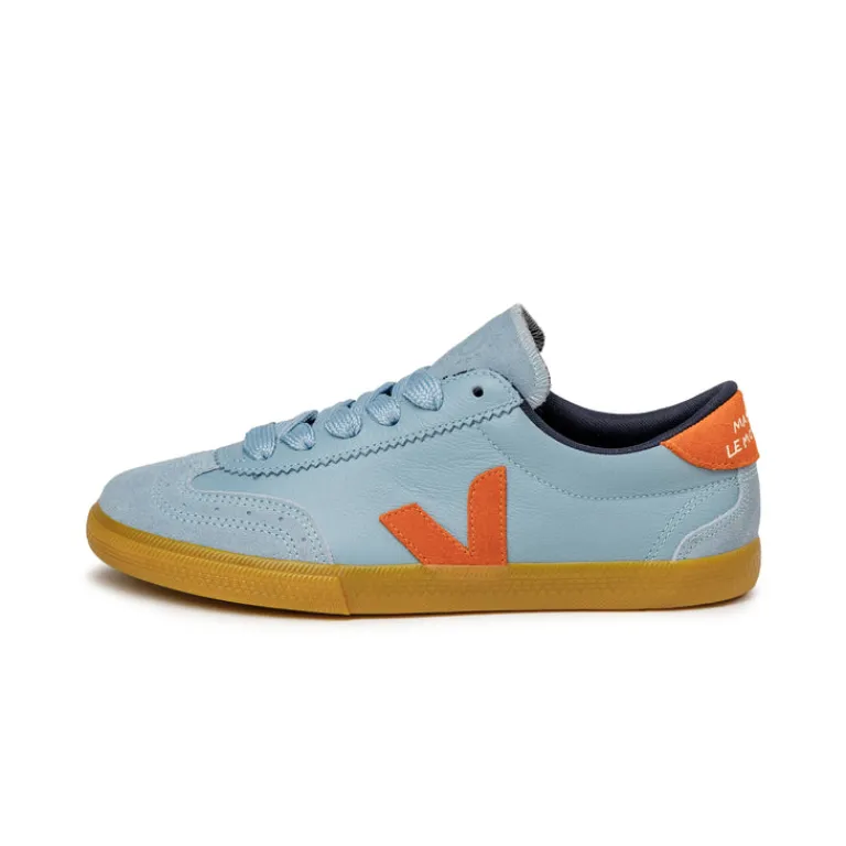 Leder Sneaker*Veja x Make My Lemonade Volley O.T. W Steel / Pumpkin