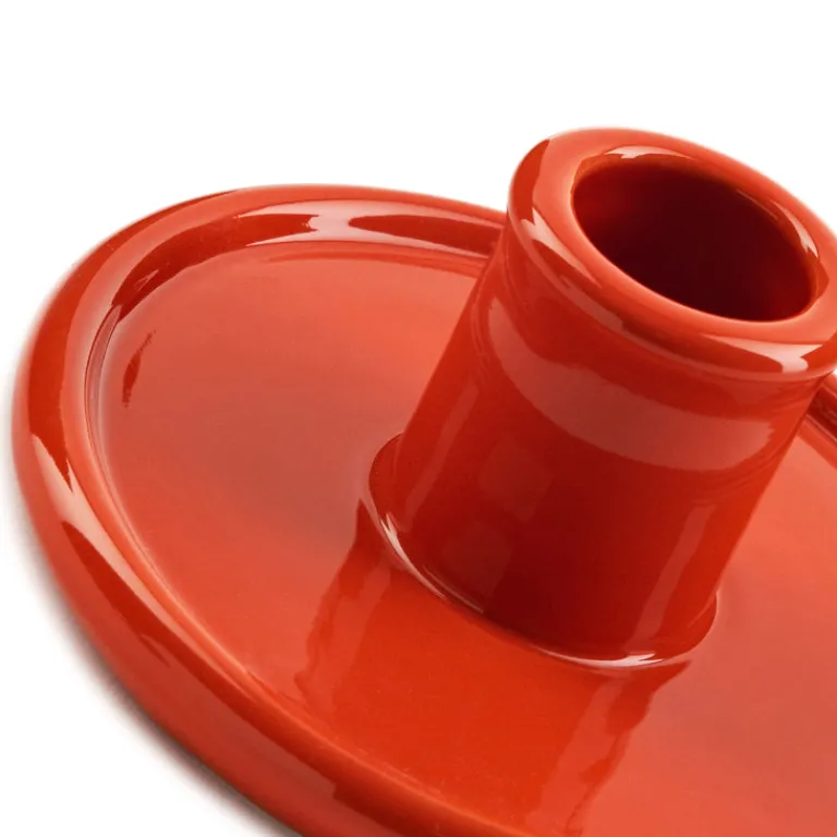 Kerzen & Raumdüfte*Viola Beuscher Ceramics Kerzenständer Rot