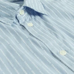 Hemden*Wood Wood Rofus Oversized Shirt Blue Heron